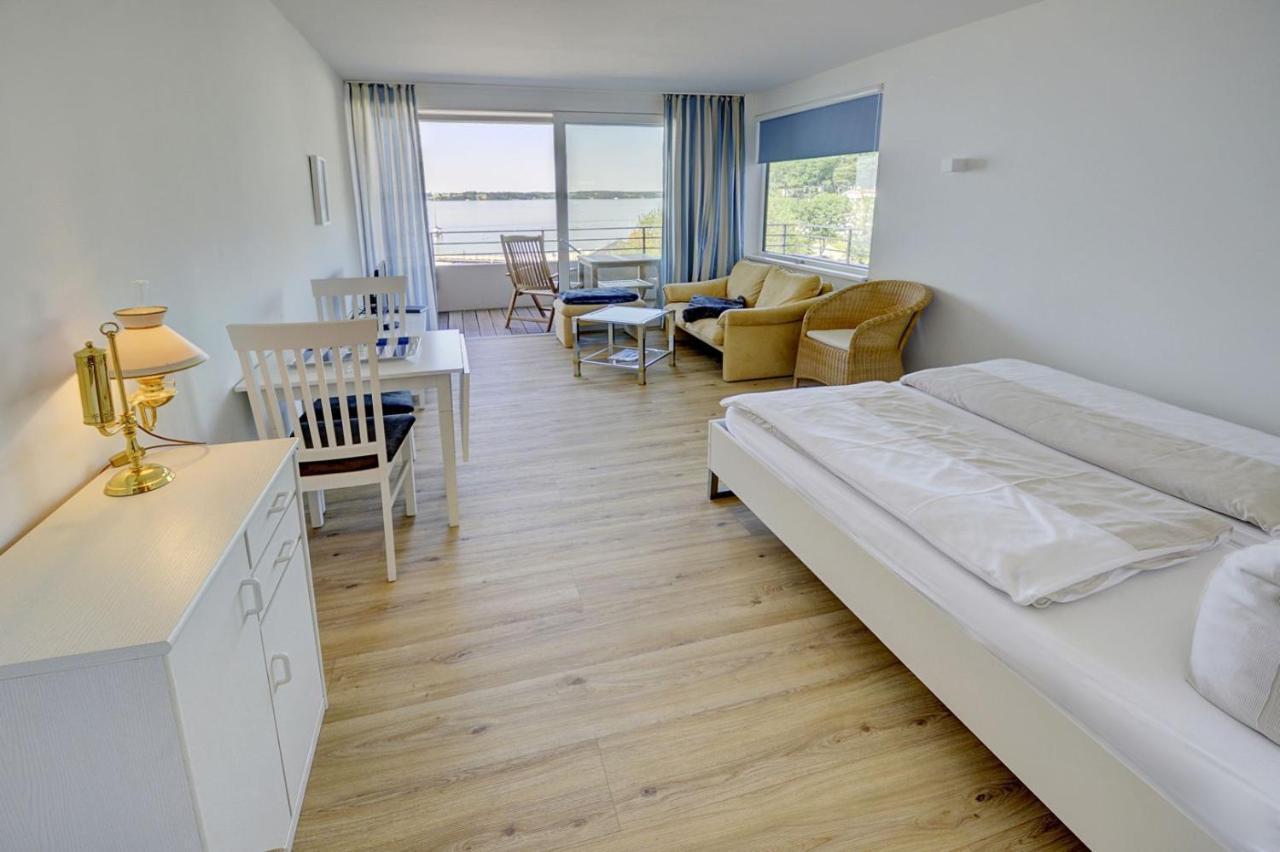 גלוקסבורג Fewo1846 Intermar - Strandbude - Studioapartment Mit Balkon Und Meerblick מראה חיצוני תמונה