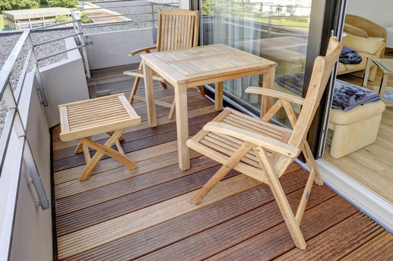 גלוקסבורג Fewo1846 Intermar - Strandbude - Studioapartment Mit Balkon Und Meerblick מראה חיצוני תמונה