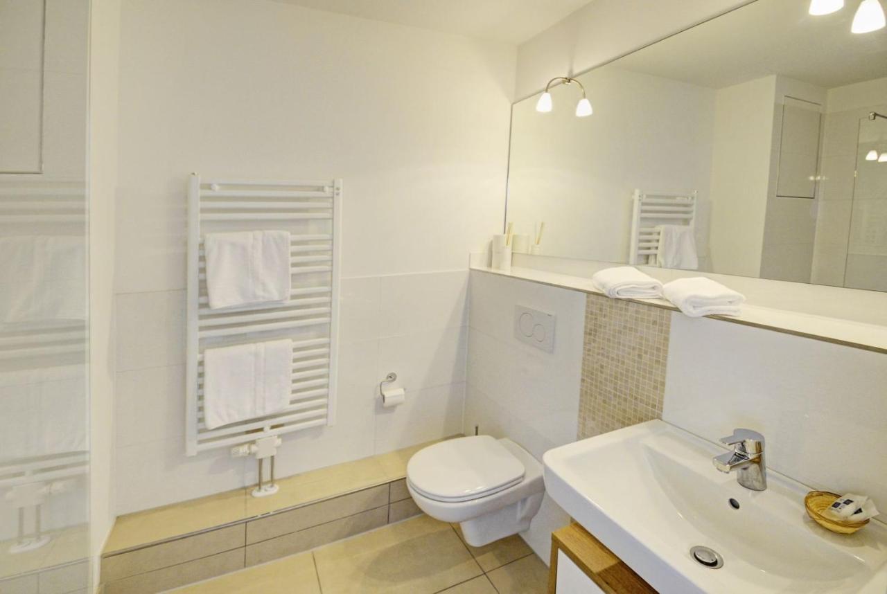 גלוקסבורג Fewo1846 Intermar - Strandbude - Studioapartment Mit Balkon Und Meerblick מראה חיצוני תמונה